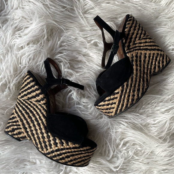 American Vintage Shoes - Vintage 70s RARE Bonnie Smith for Kimel Wedges